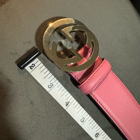 Authentic Pink Gucci Belt - Picture 7 of 10
